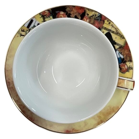 Goebel Musica Romantica Tea for One Set Cats Art‎ Rina Rautenberg - Picture 7 of 13